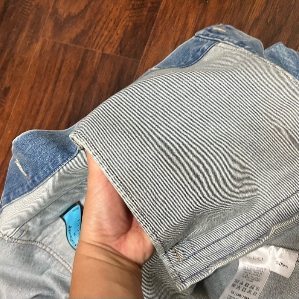 GUCCI X DISNEY DONALD DUCK embroidered denim Jacket NWT 56 or 3X *Posh Pick! - Picture 4 of 14